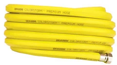 Dramm ColorStorm Professional Rubber Hose with a yellow cover