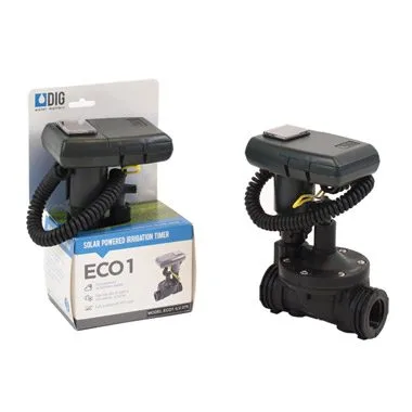 DIG ECO1 ILV solar irrigation controller with inline valve