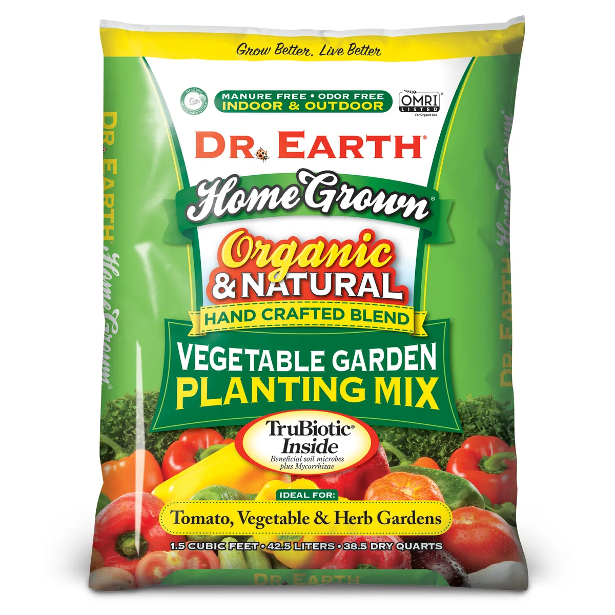 Dr. Earth Home Grown Vegetable Garden fertilizer bag