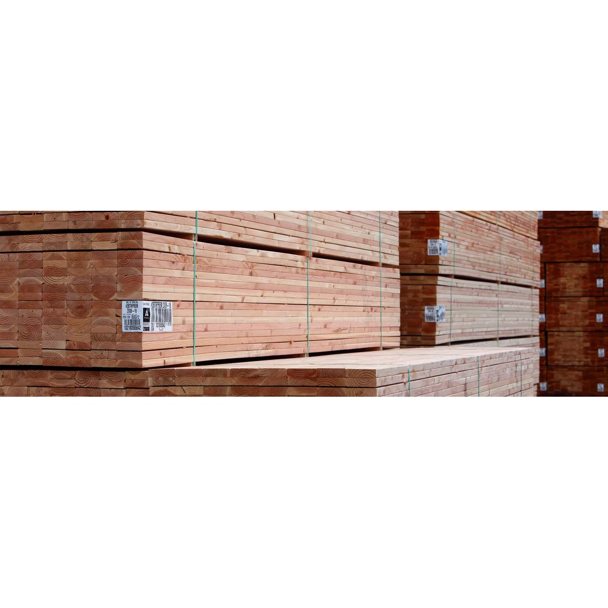Untreated pine dimensional lumber for a raised garden bed