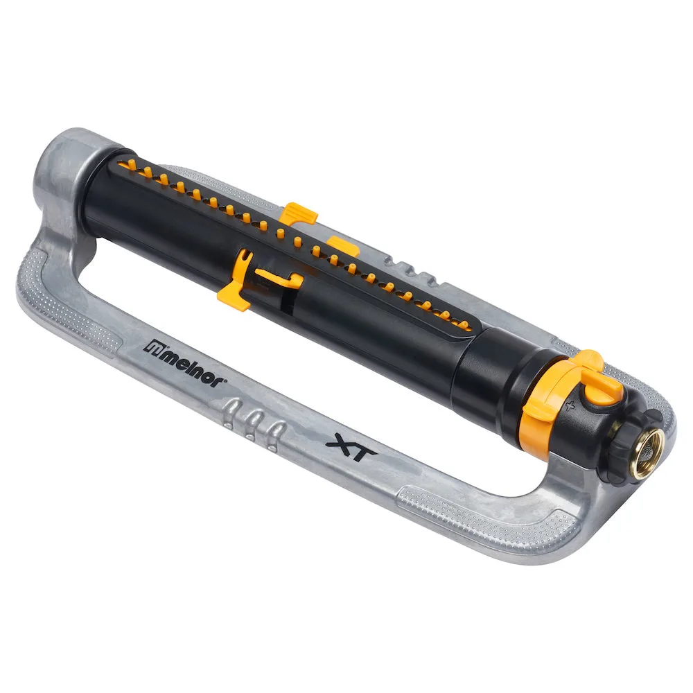 Melnor XT4200M metal turbo oscillating sprinkler with flow control